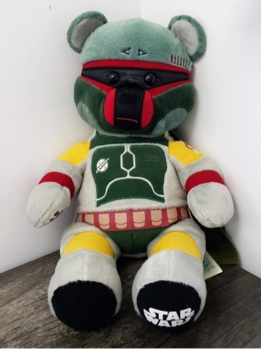 Build A Bear Star Wars Boba Fett The Original Mandalorian Plush 18" Retired BAB